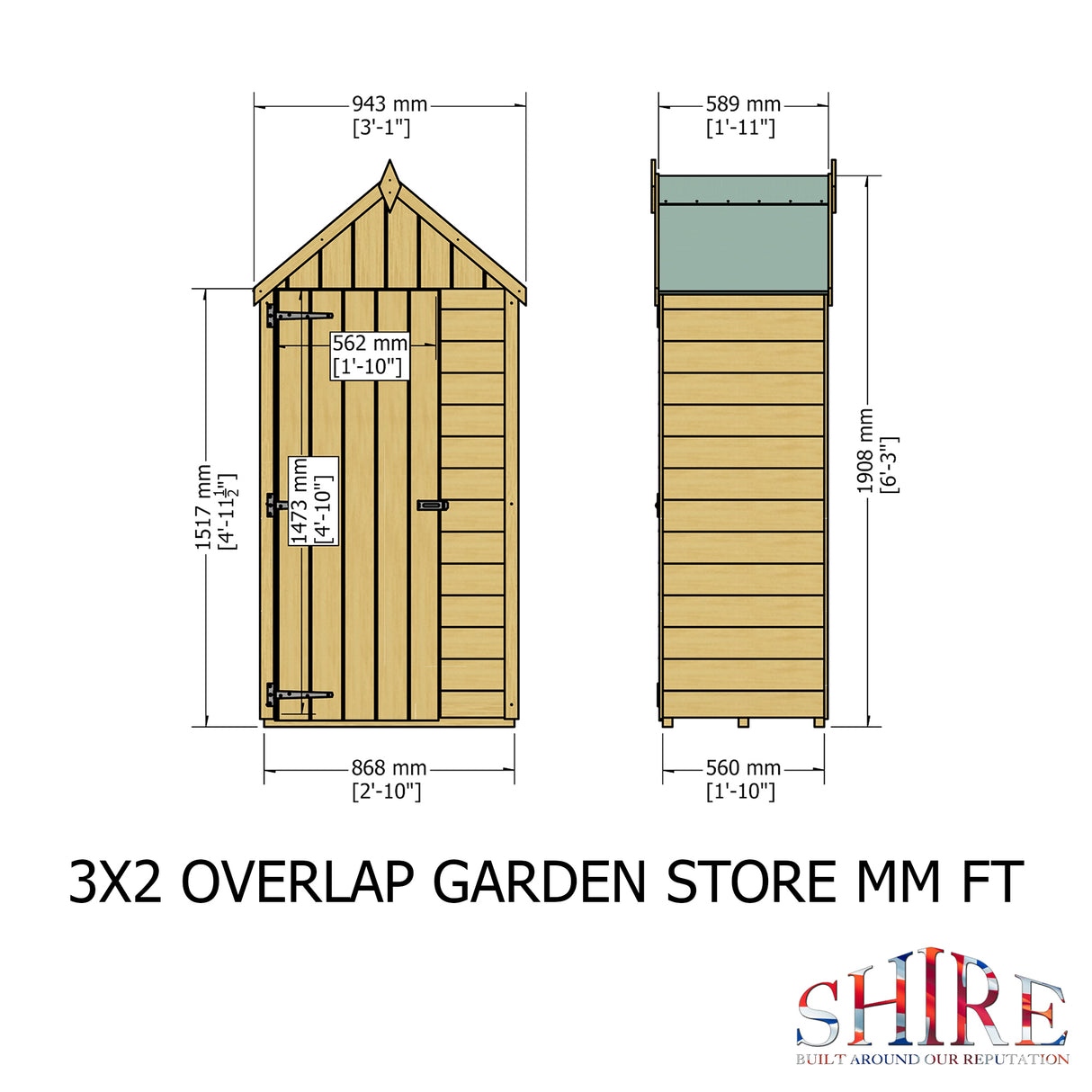 Shire Tool Store Overlap 3x2