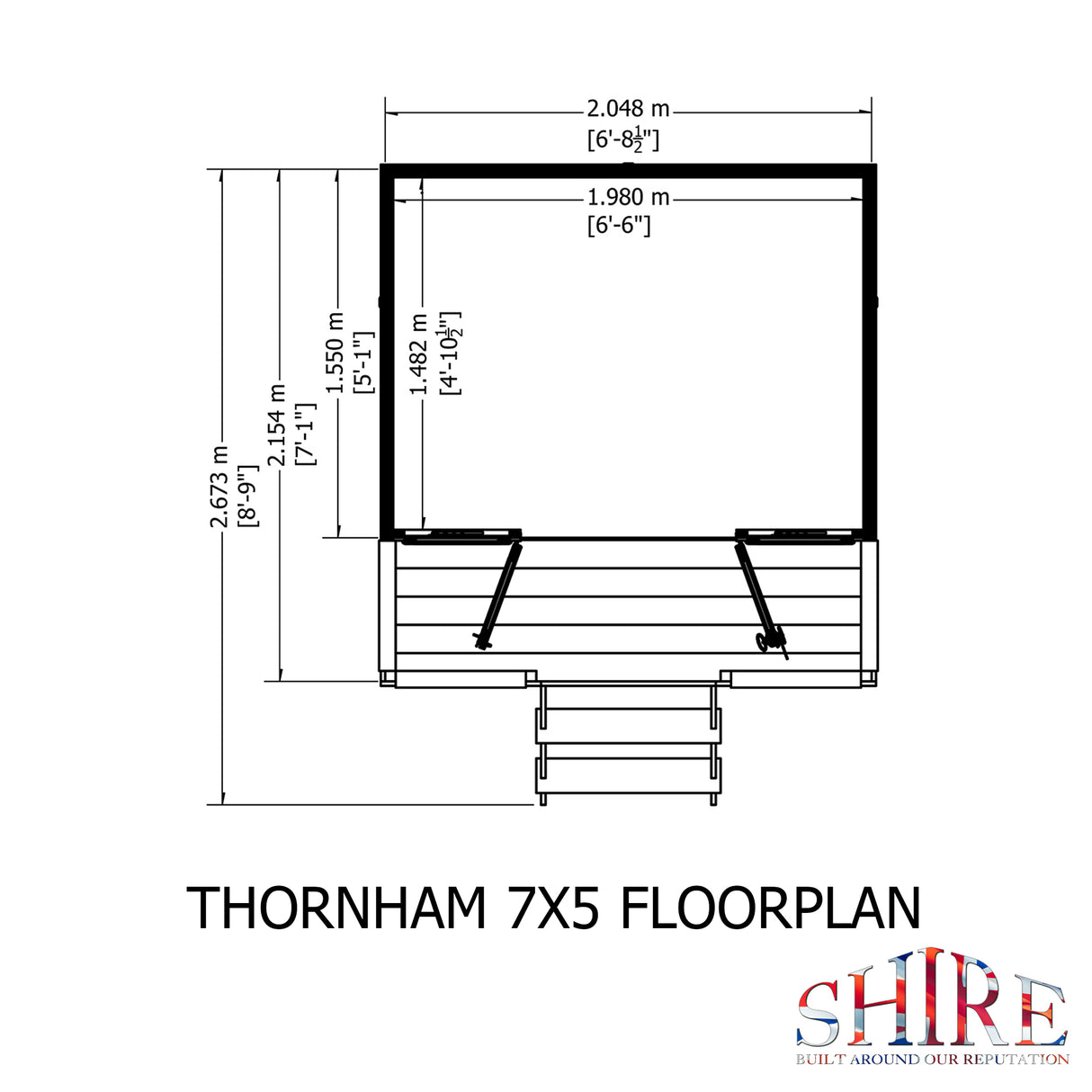 Shire Thornham 7x7 Summerhouse