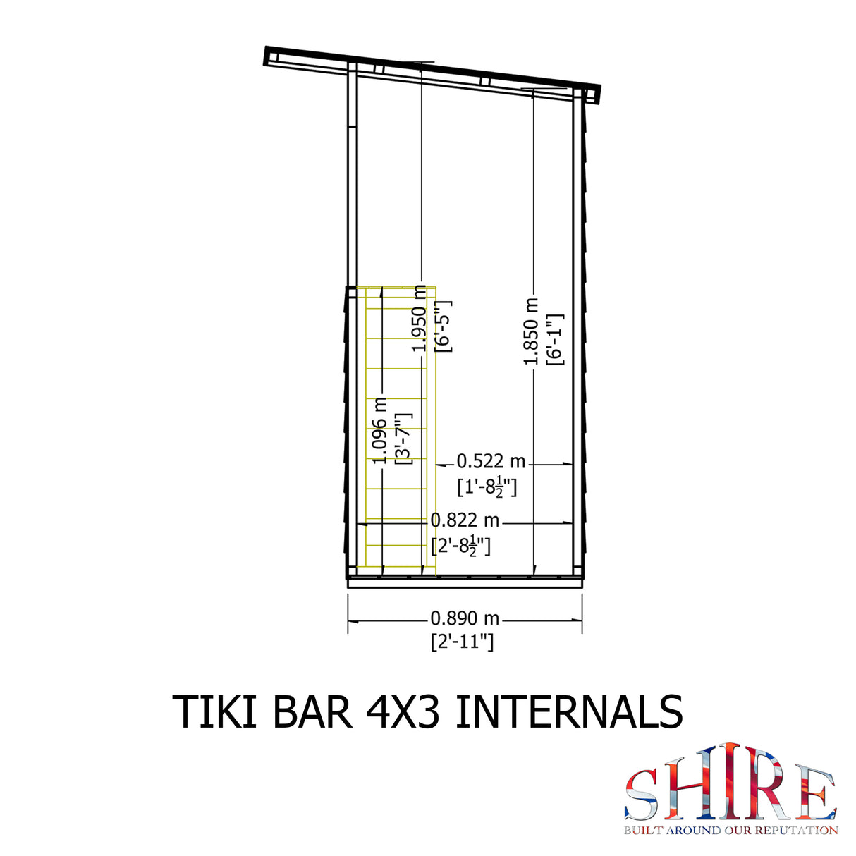 Shire 4x3 Tiki Bar