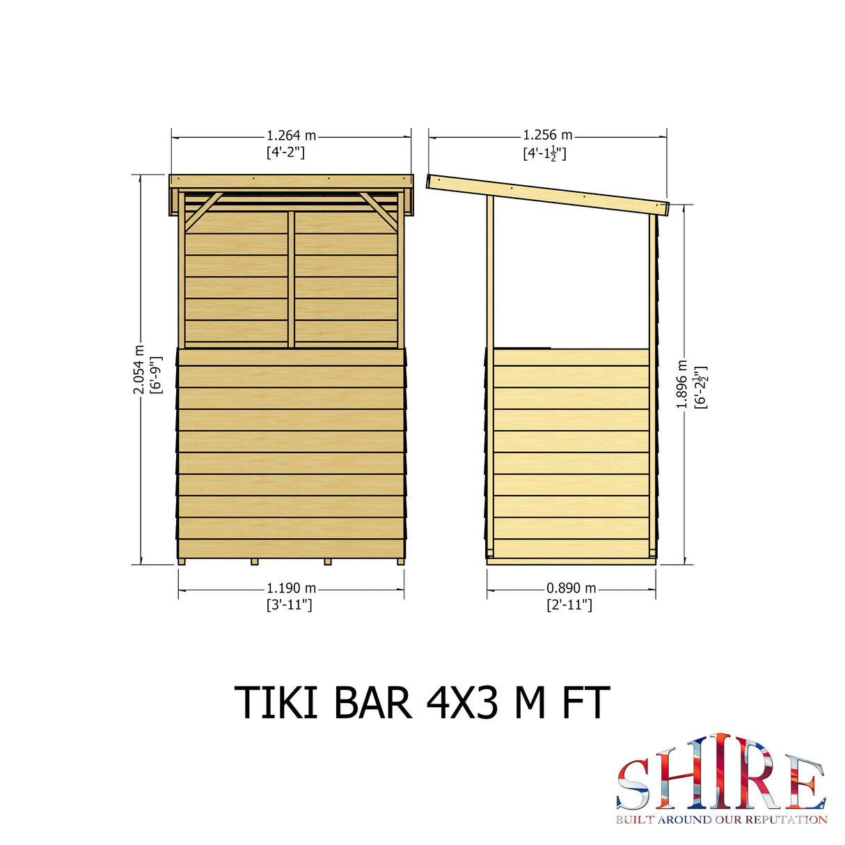 Shire 4x3 Tiki Bar