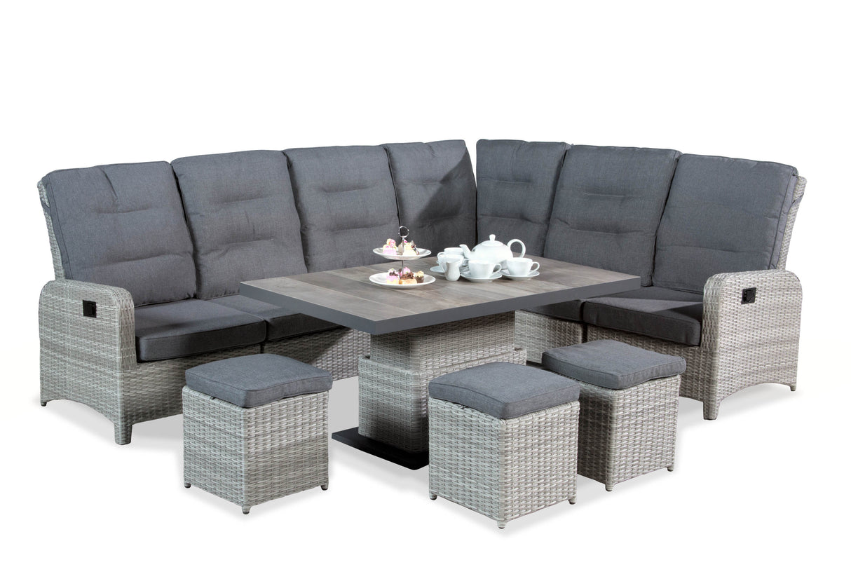 Tulla Reclining Corner Dining Set