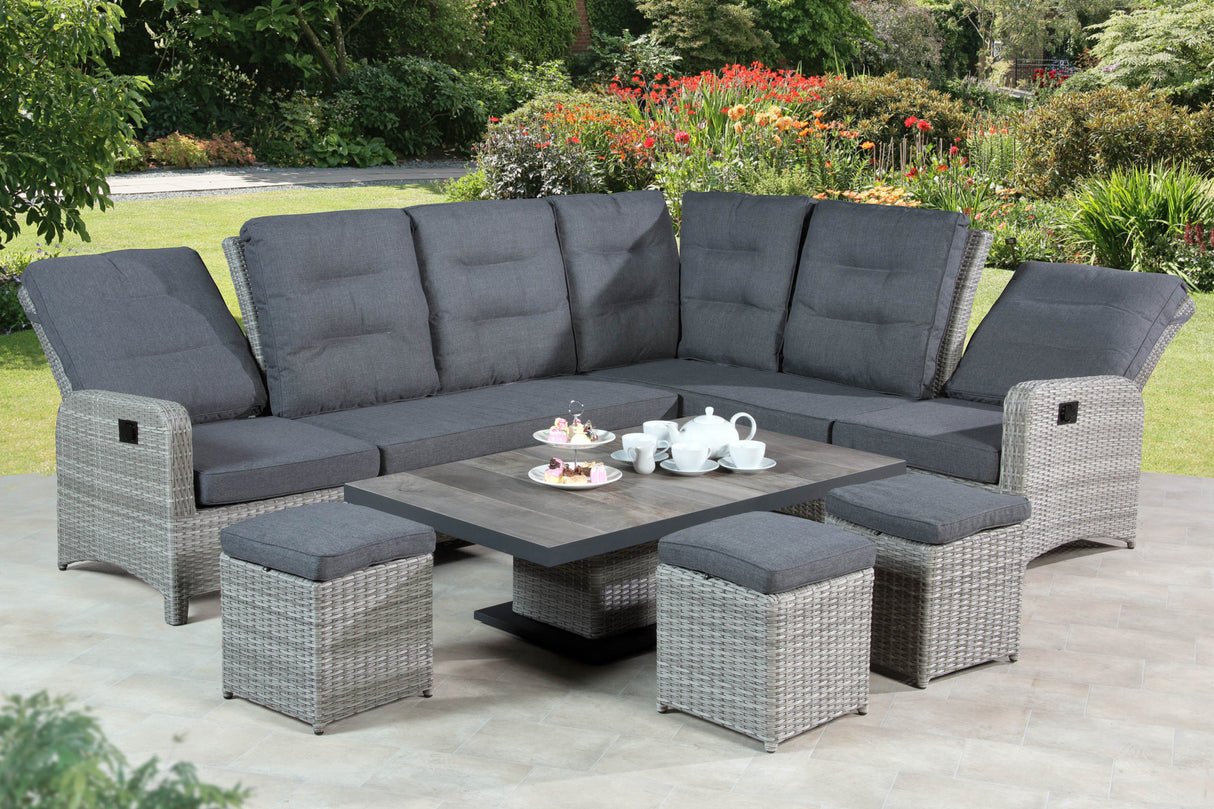 Tulla Reclining Corner Dining Set