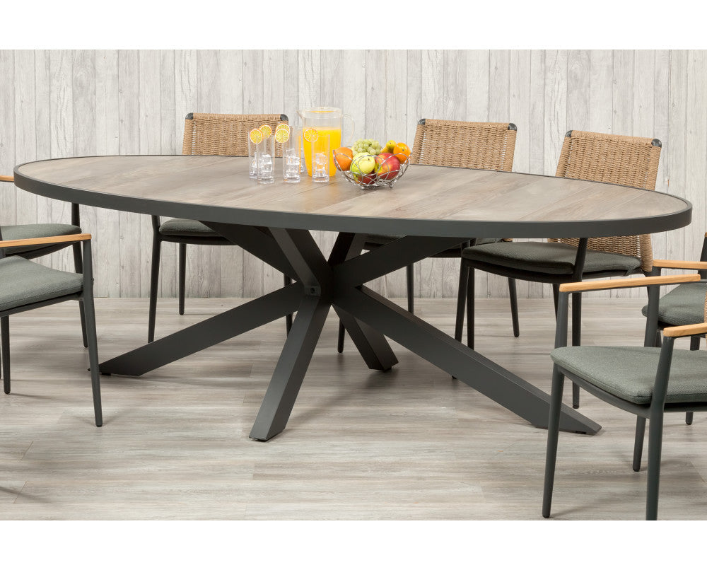 Tuscany 6 Seat Oval Dining Set
