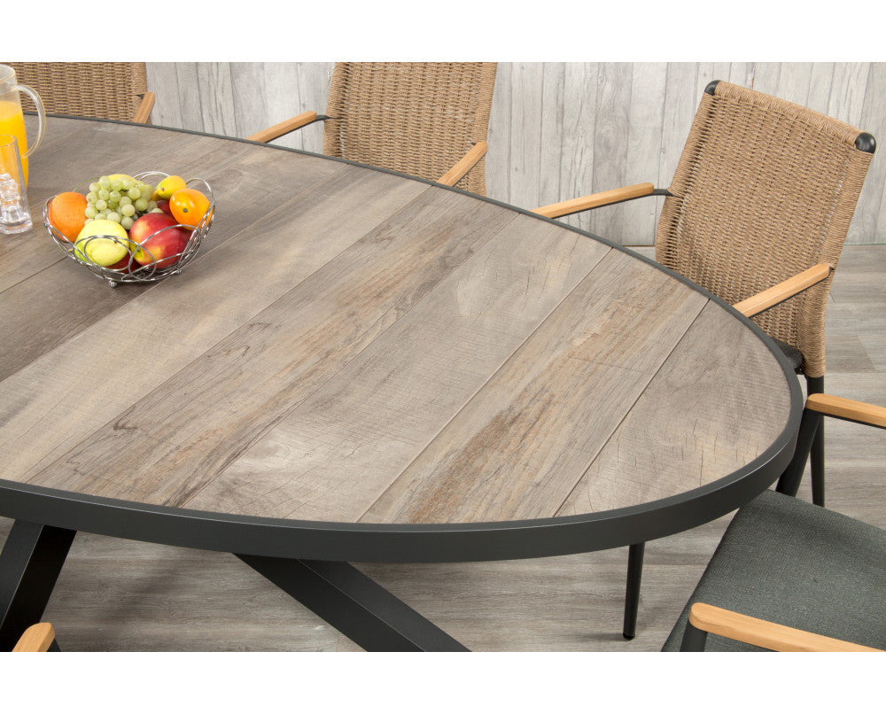 Tuscany 6 Seat Oval Dining Set