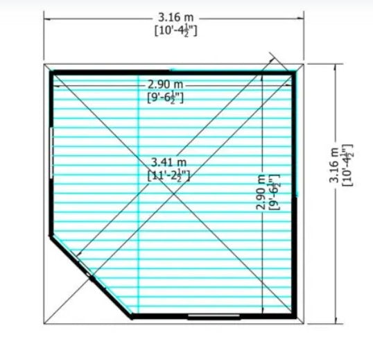 Shire Larkspur 10x10 Summer House