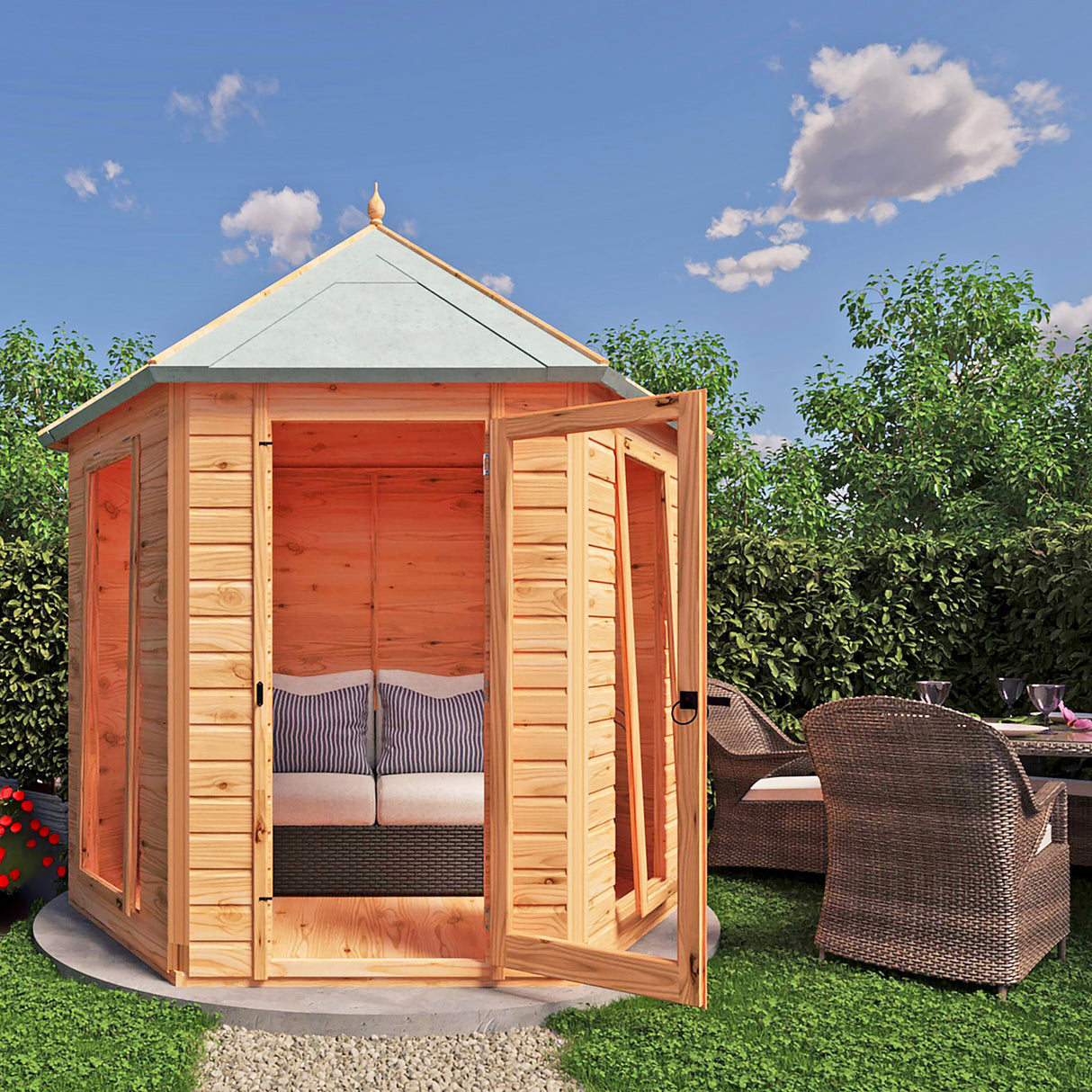 Welburn 8 ft x 7 ft Summerhouse