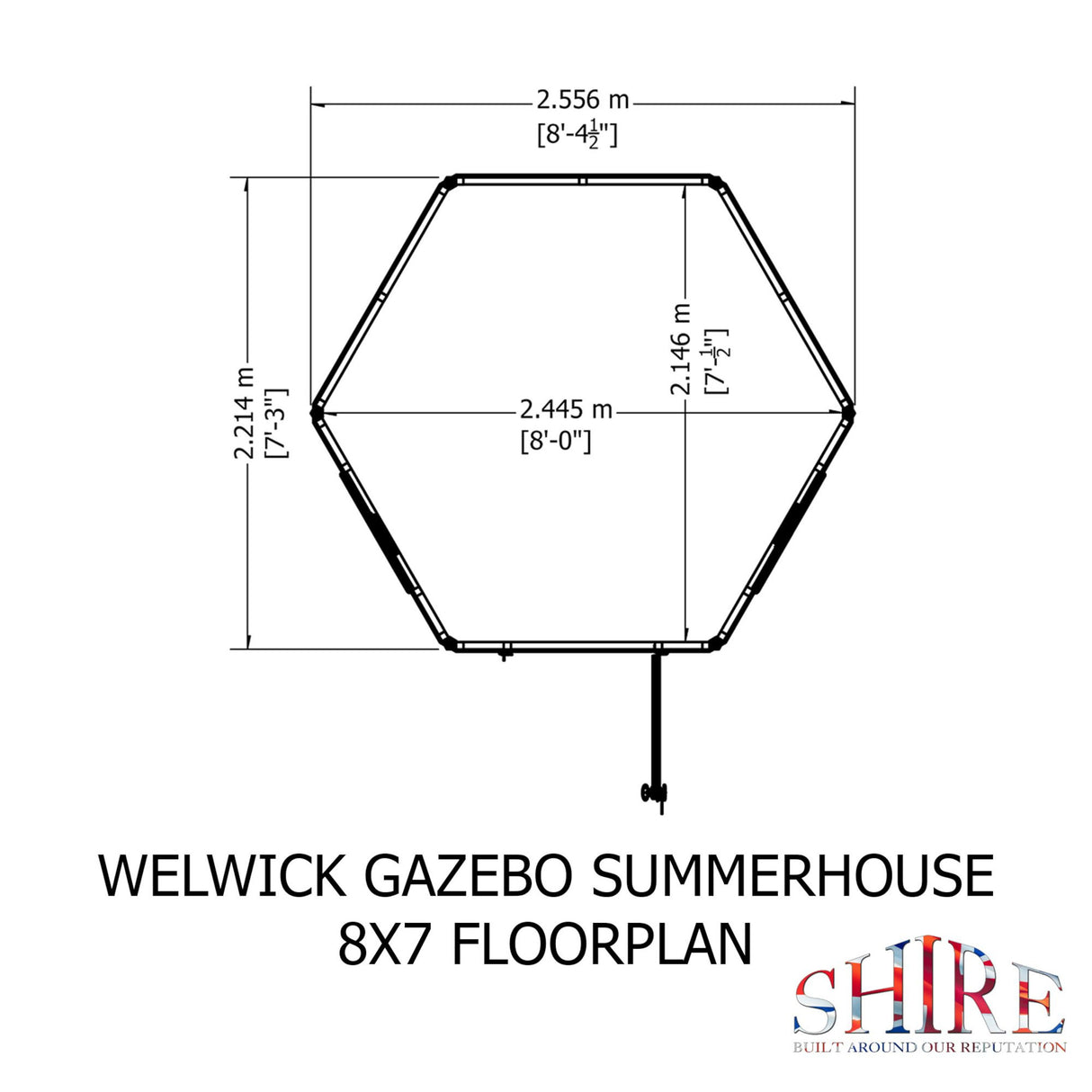 Welwick 8 ft x 7 ft Summerhouse