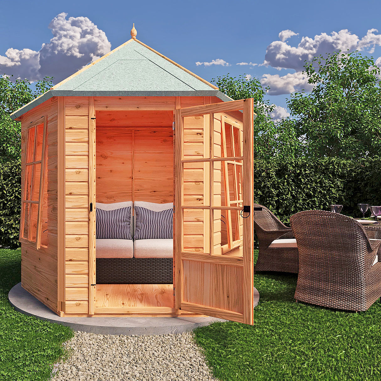 Welwick 8 ft x 7 ft Summerhouse