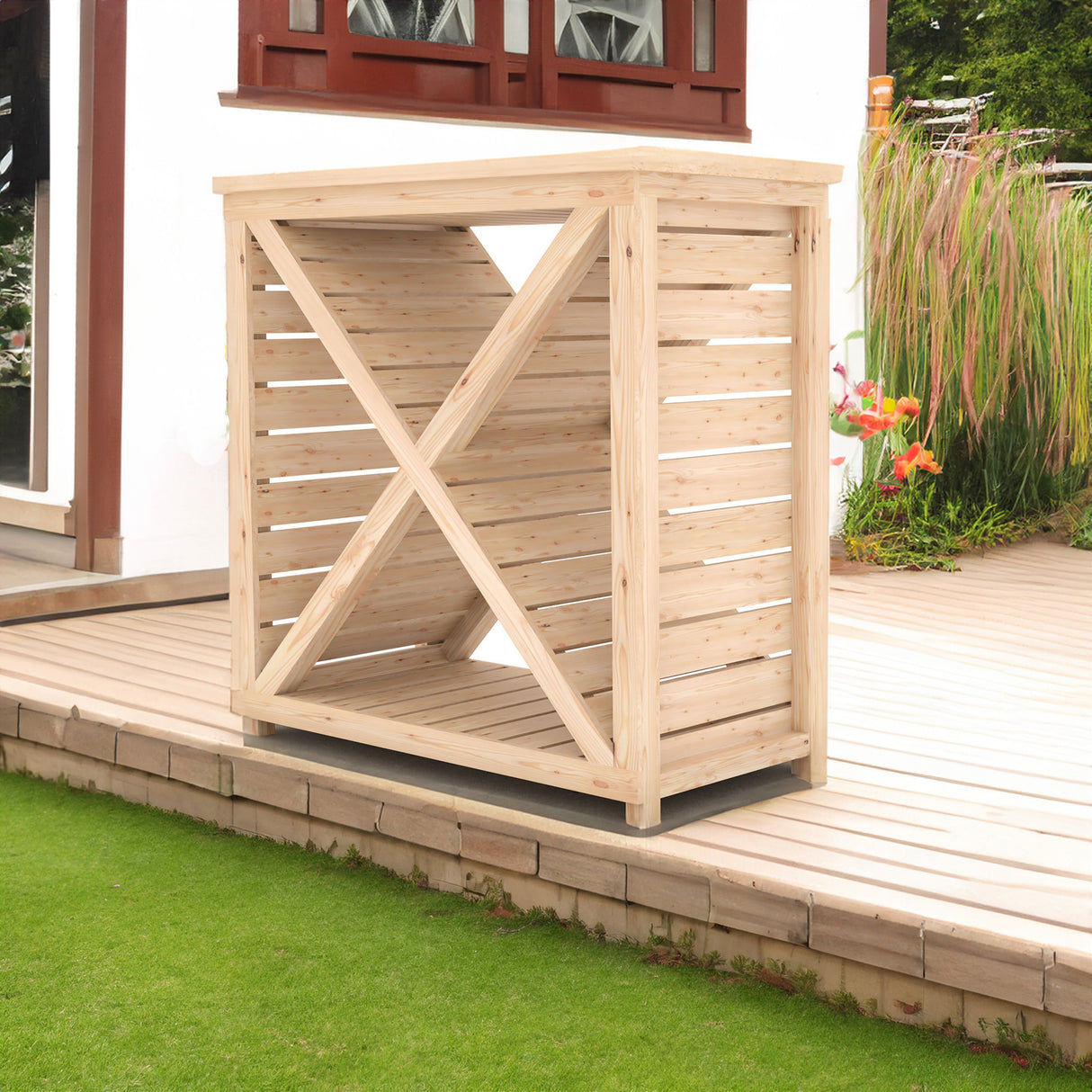 Shire 3x1 Woodlowe Cross Log Store