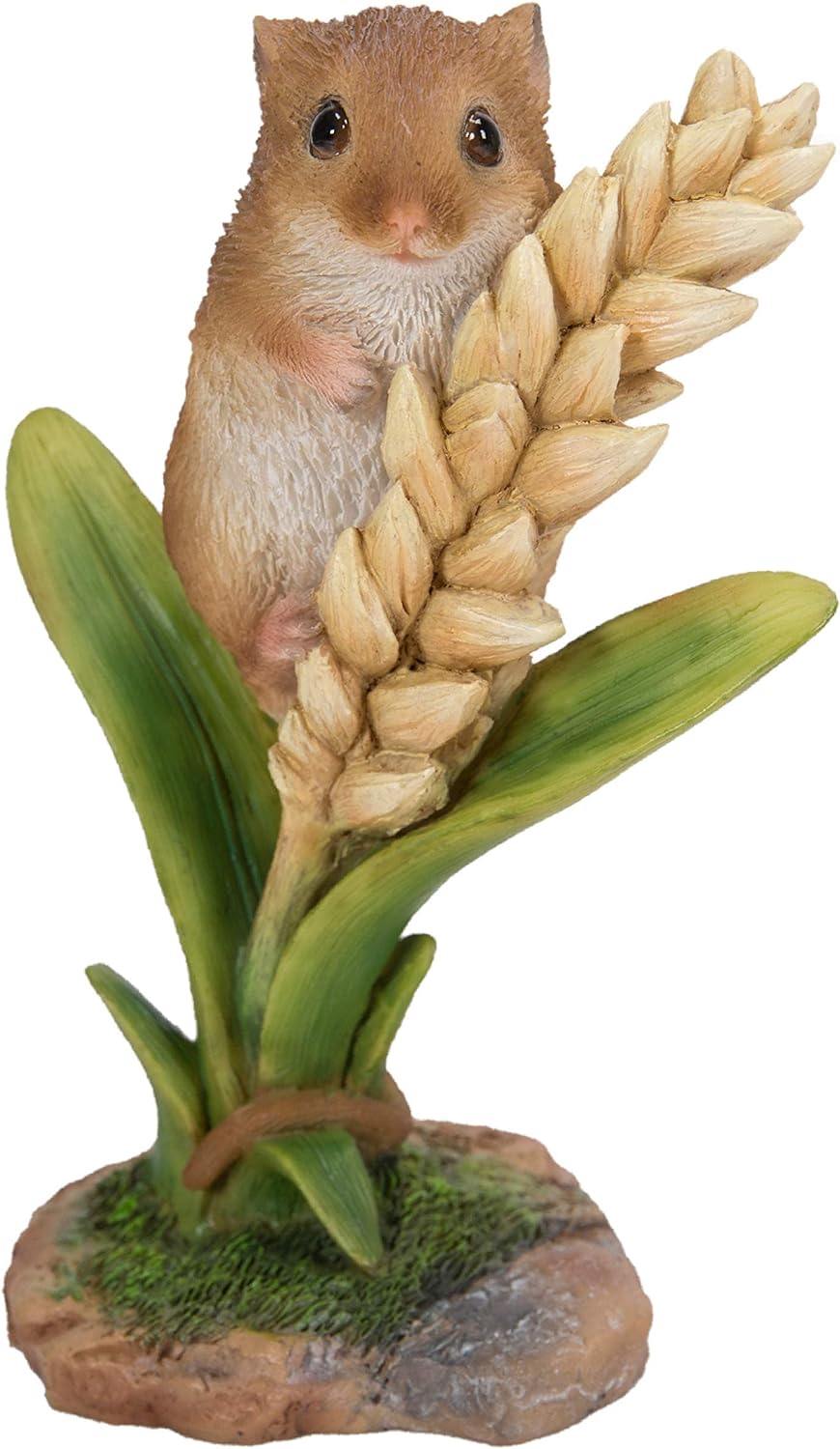 Harvest Mouse on Wheat Ear Garden Ornament