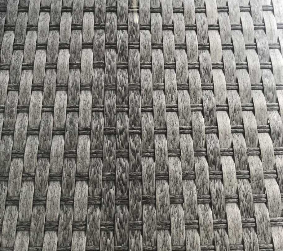 Amalfi High Back 4 Seat Round Dining Set in Grey