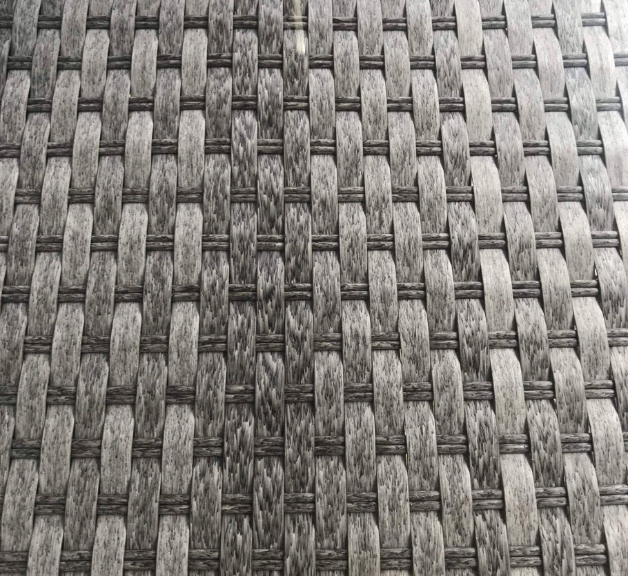 Amalfi High Back 8 Seat Round Dining Set in Grey