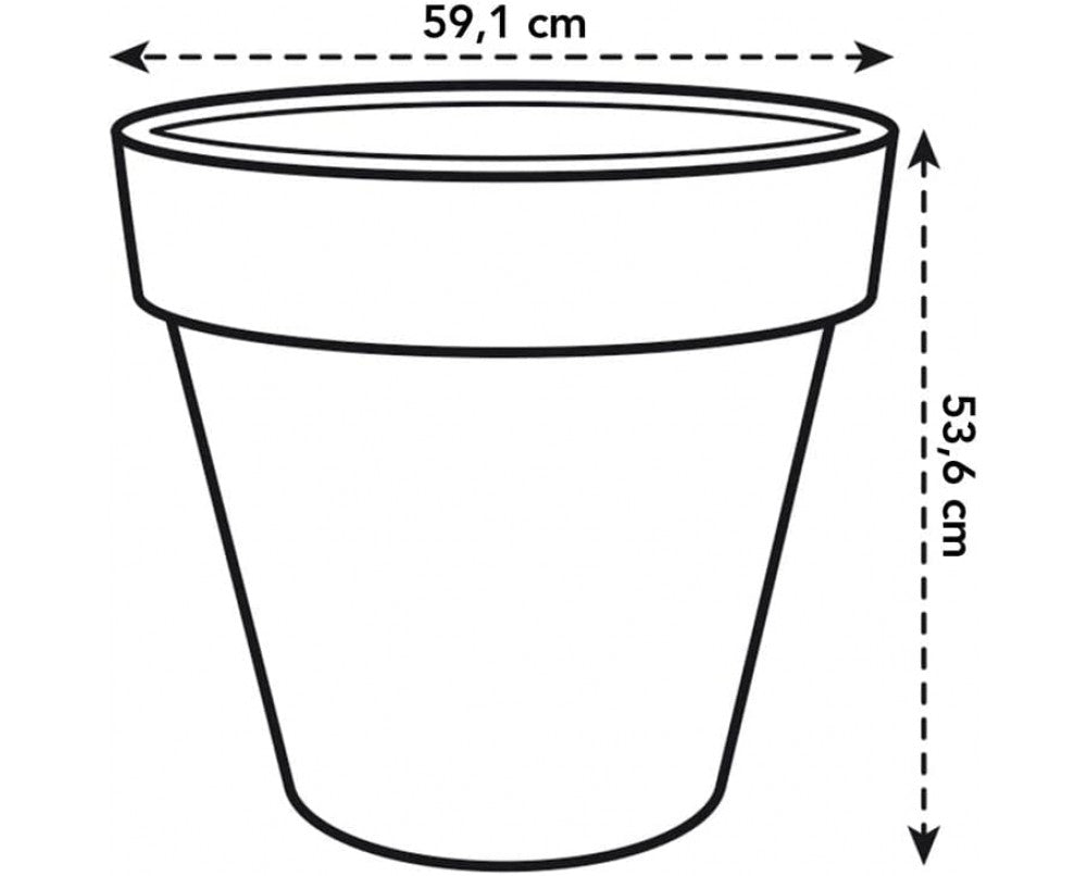 Pure Round 60cm - White