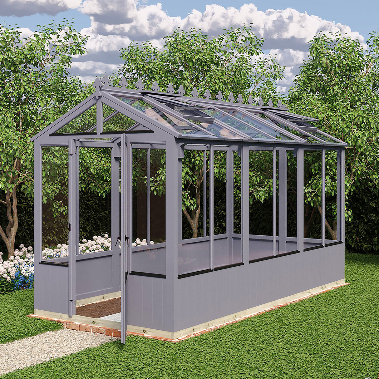 Shire Holkham 6x12 Wooden Greenhouse