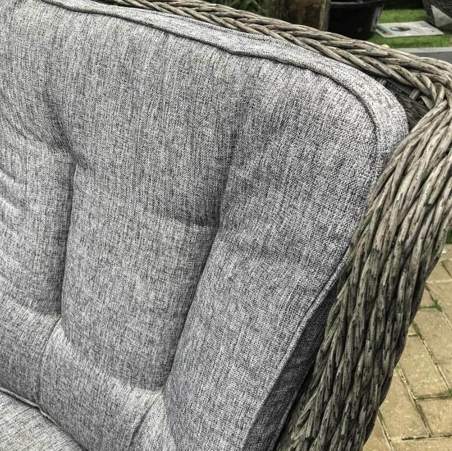 Amalfi High Back Bistro Set in Grey