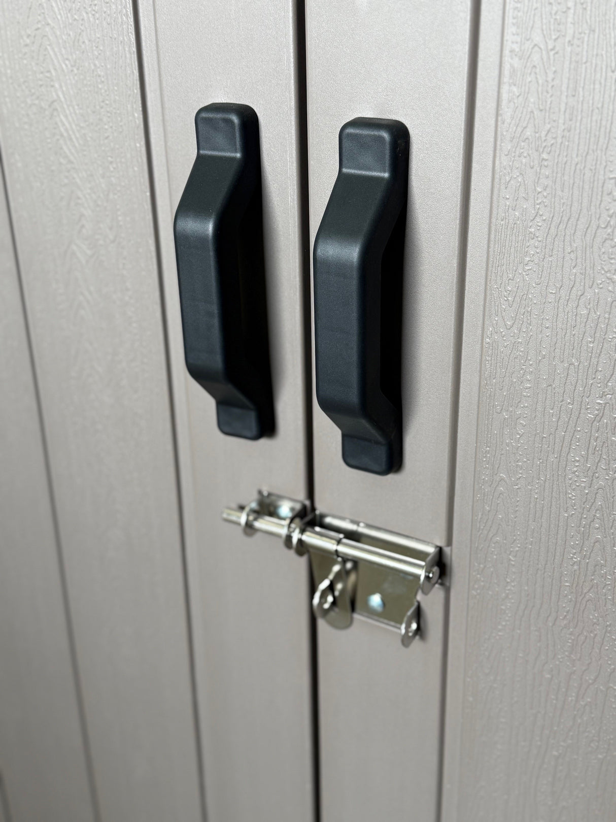 Balmoral Heavy-Duty Windproof Resin Dual-Wall High Density Garden Shed - 7 x 7 ft