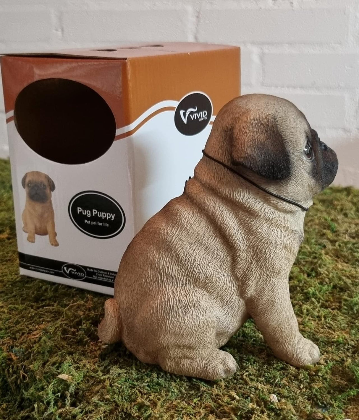 Pug Puppy Pet Pals Garden Ornament