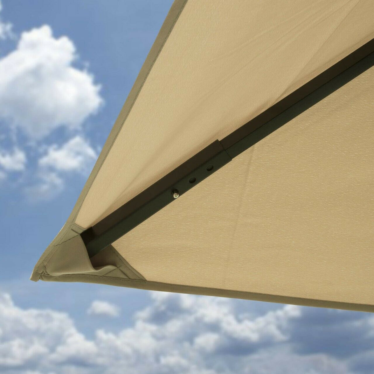 Tandil 3m x 3m Gazebo Marquee with Full Side Curtains - Ecru