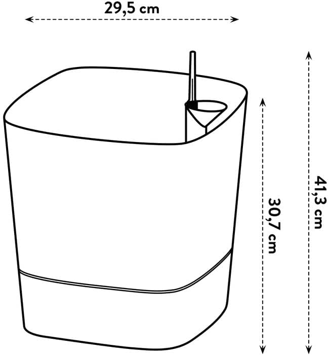 Greensense Aqua Care Square 30 cm - Charcoal Grey