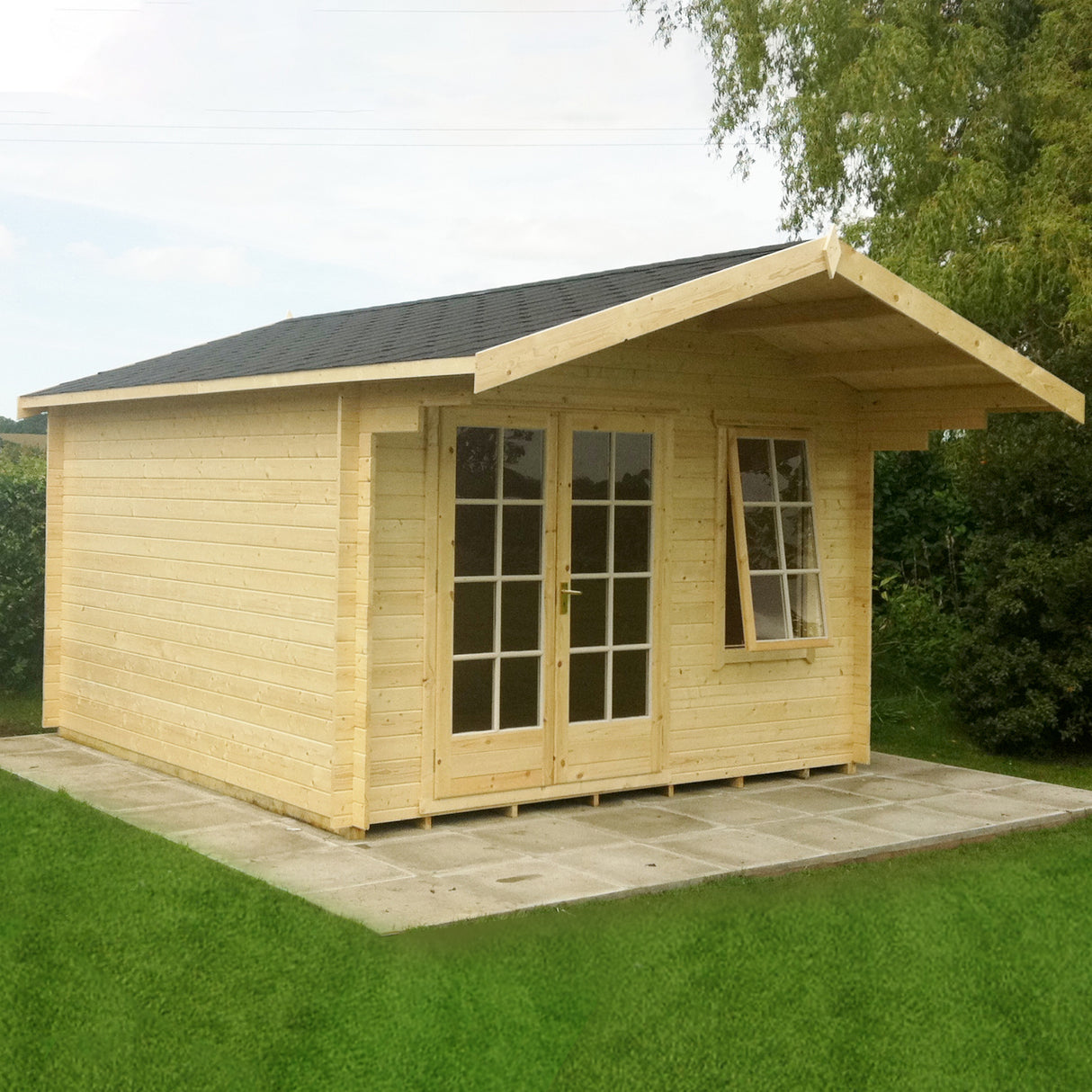 Shire Glenmore 12X12 Log Cabin