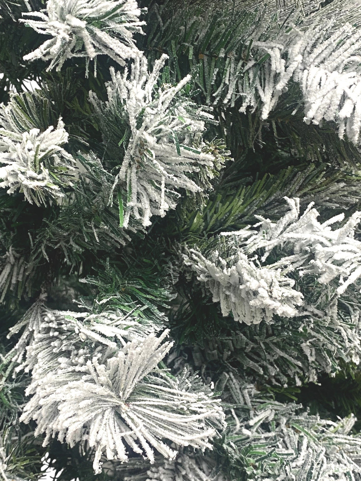 Half Parasol Christmas Tree Snowy Flocked 5ft/150cm