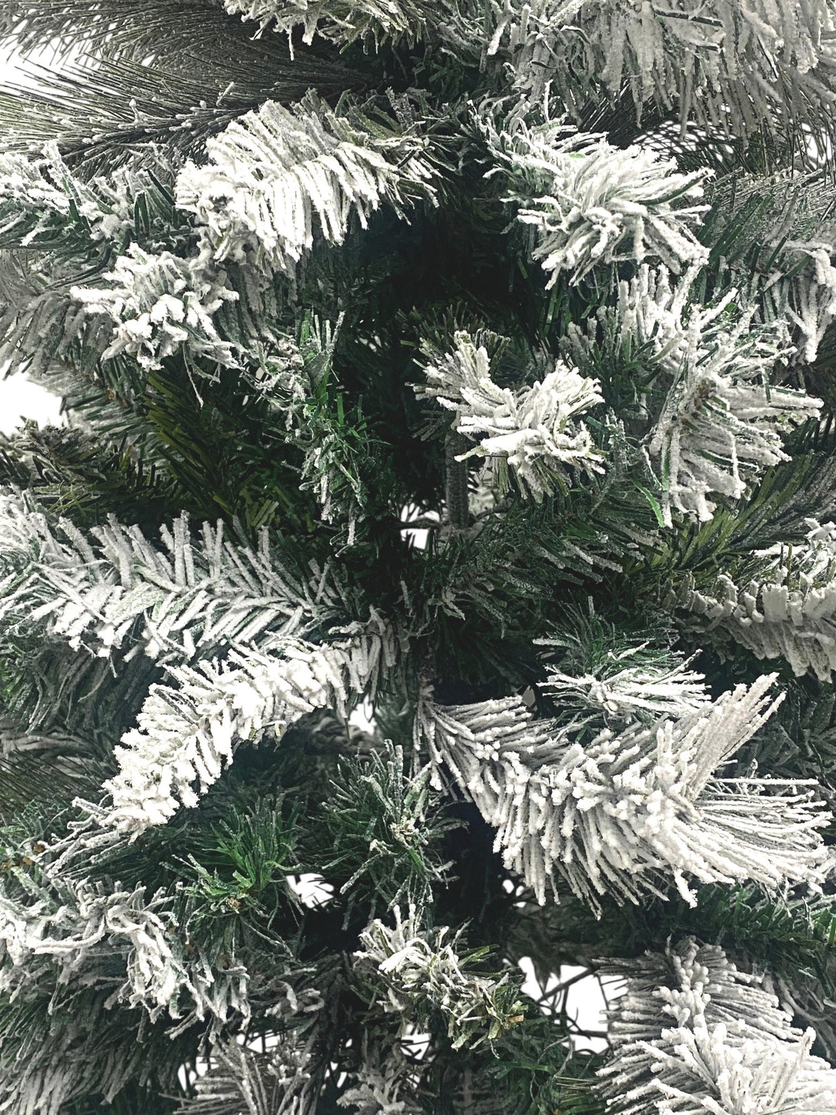 Half Parasol Christmas Tree Snowy Flocked 5ft/150cm