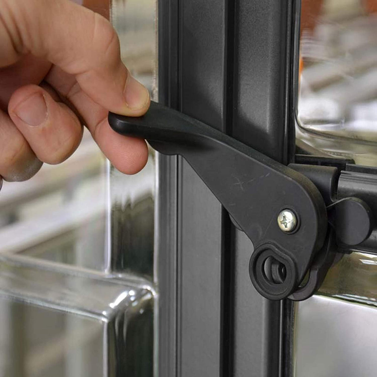 Hybrid 6' x 4' Greenhouse - Grey Frame & Hybrid Polycarbonate Panels