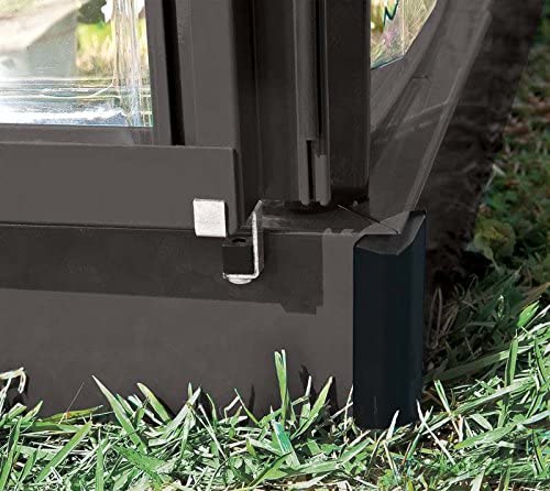 Hybrid 6' x 6' Greenhouse - Grey Frame & Hybrid Polycarbonate Panels