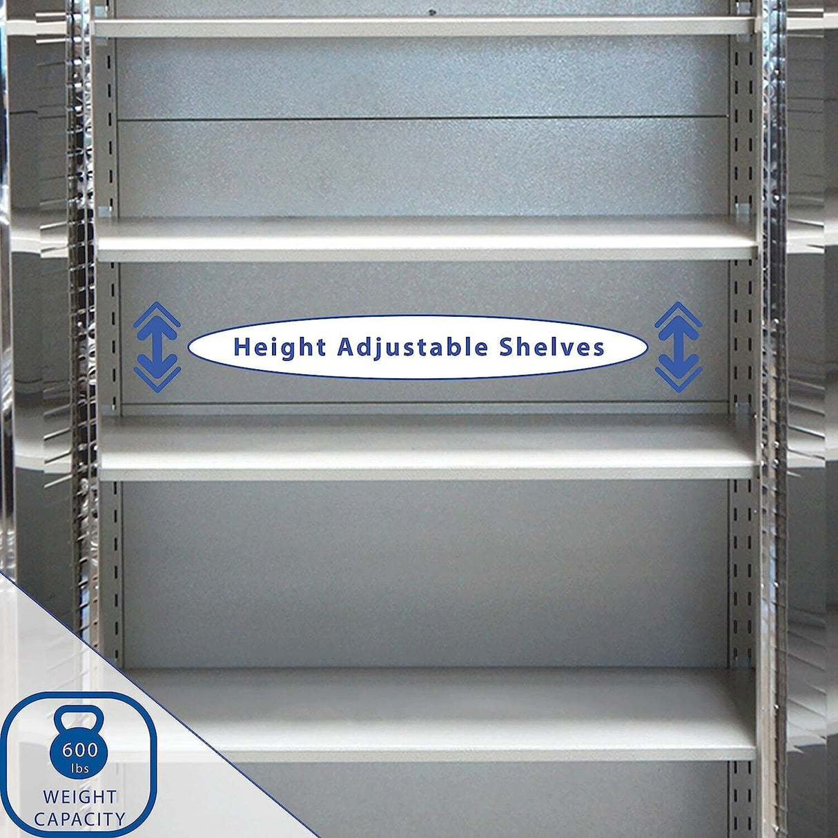 6ft Granite Upright Steel Cabinet With Wheels