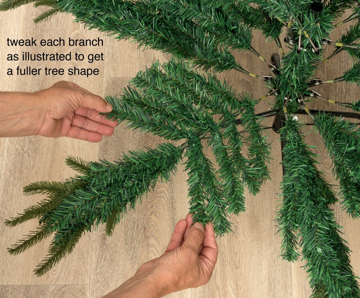 Lapland Fir Christmas Tree Green - 7ft/210cm