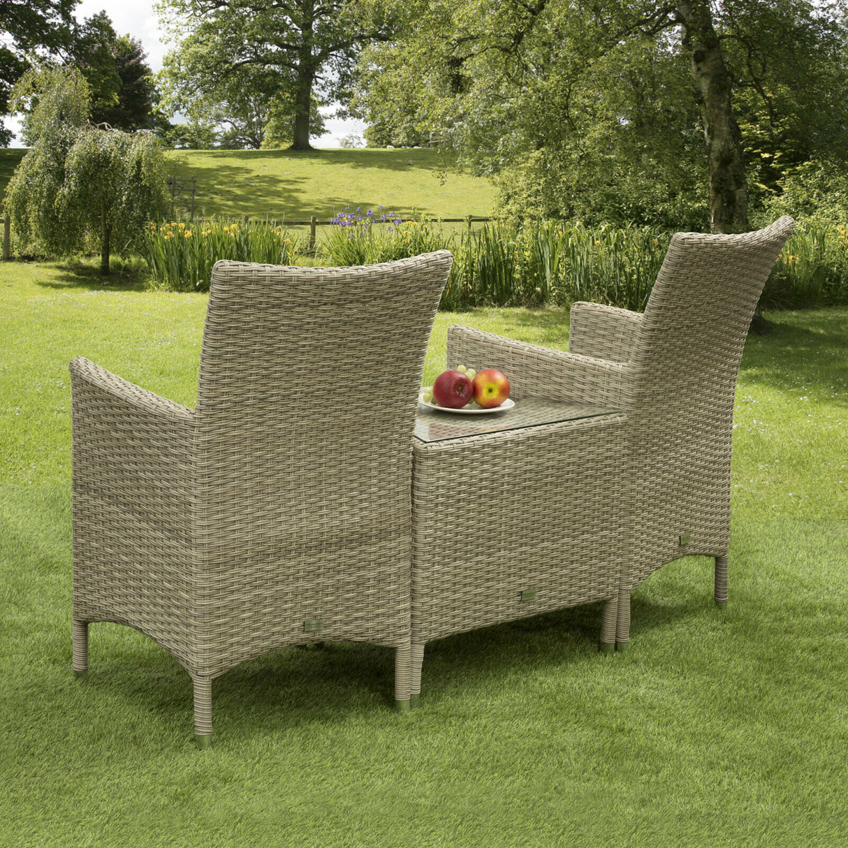 Sarasota 2 Seat Companion Set in Natural