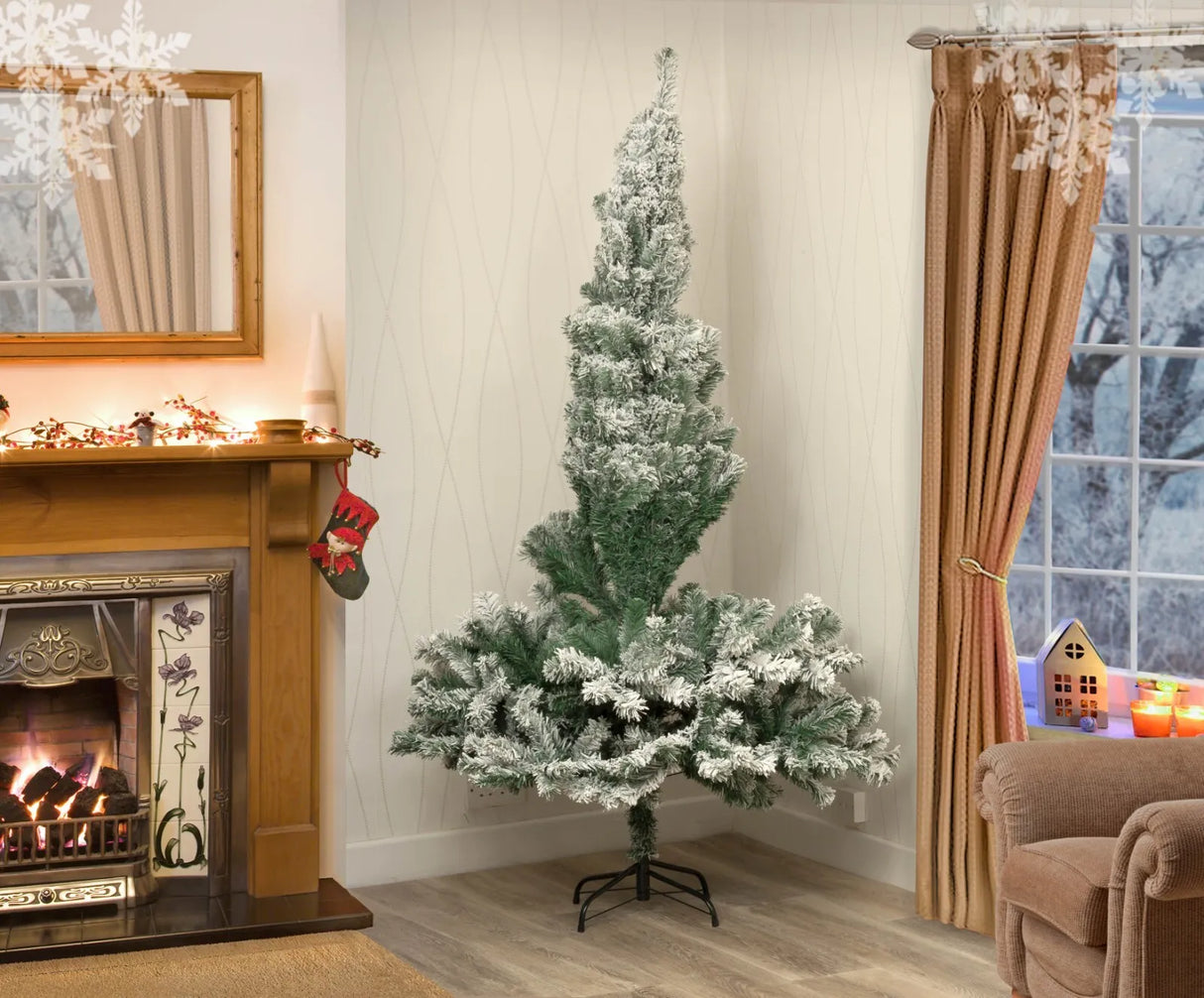 Colorado Spruce Christmas Tree Snow Flocked - 10ft/300cm
