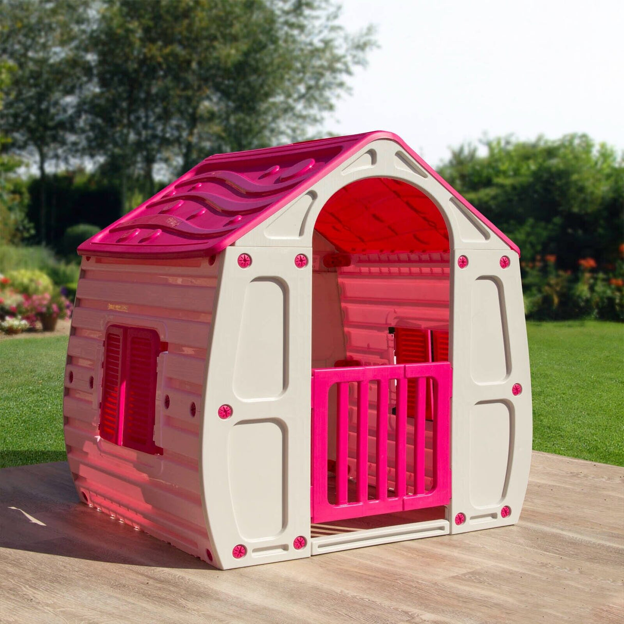 Pink Children's Playhouse Wendy House