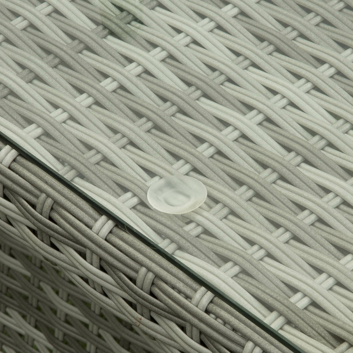 Sarasota 6 Seat Rectangular Dining Set in Grey