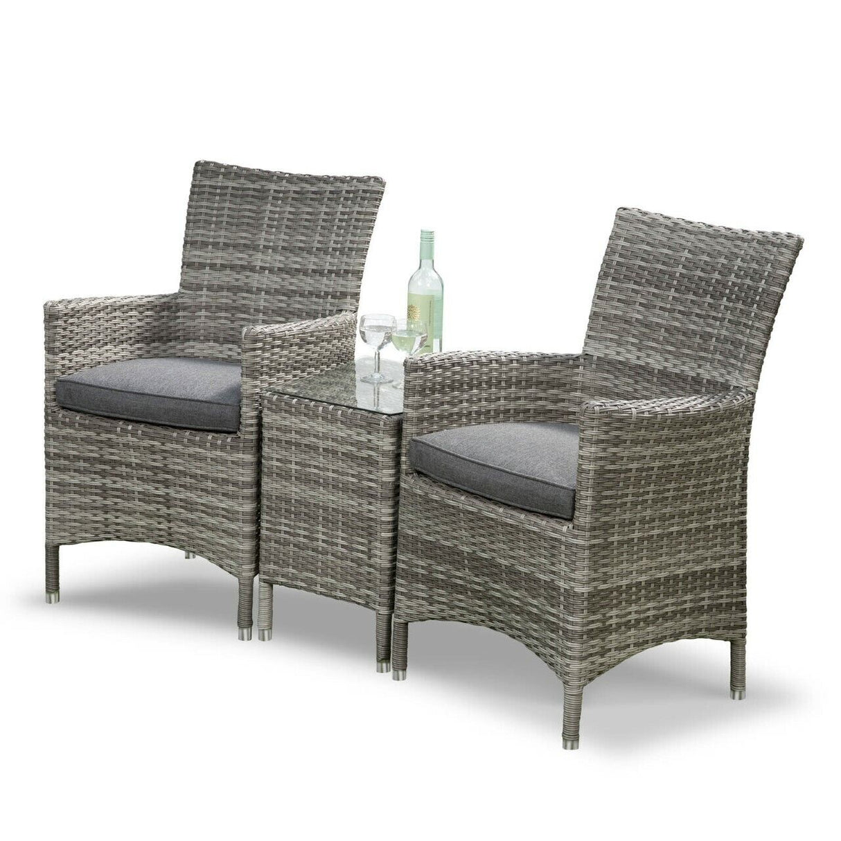 Sarasota 2 Seat Companion Set in Grey