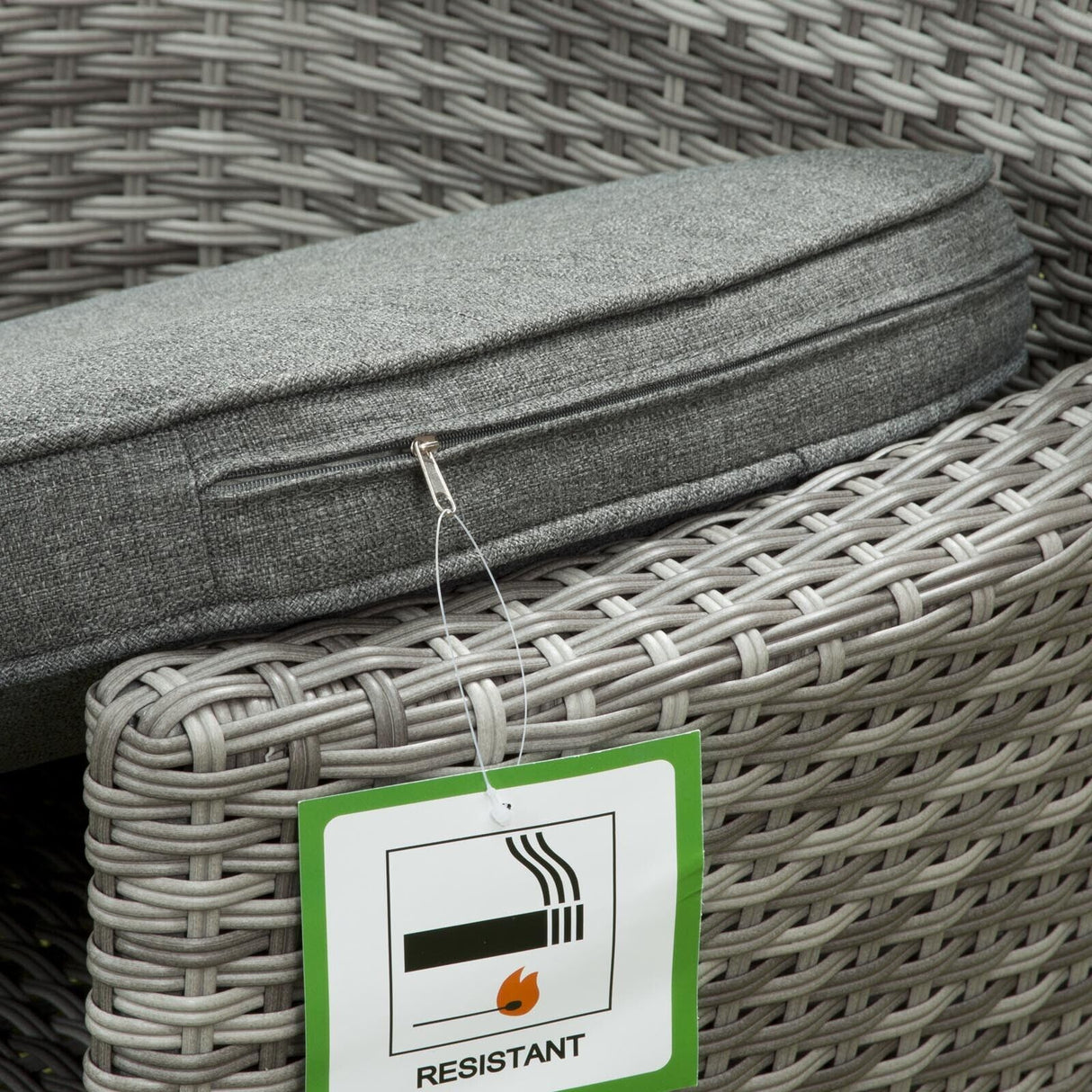 Sarasota 6 Seat Round Dining Set in Grey