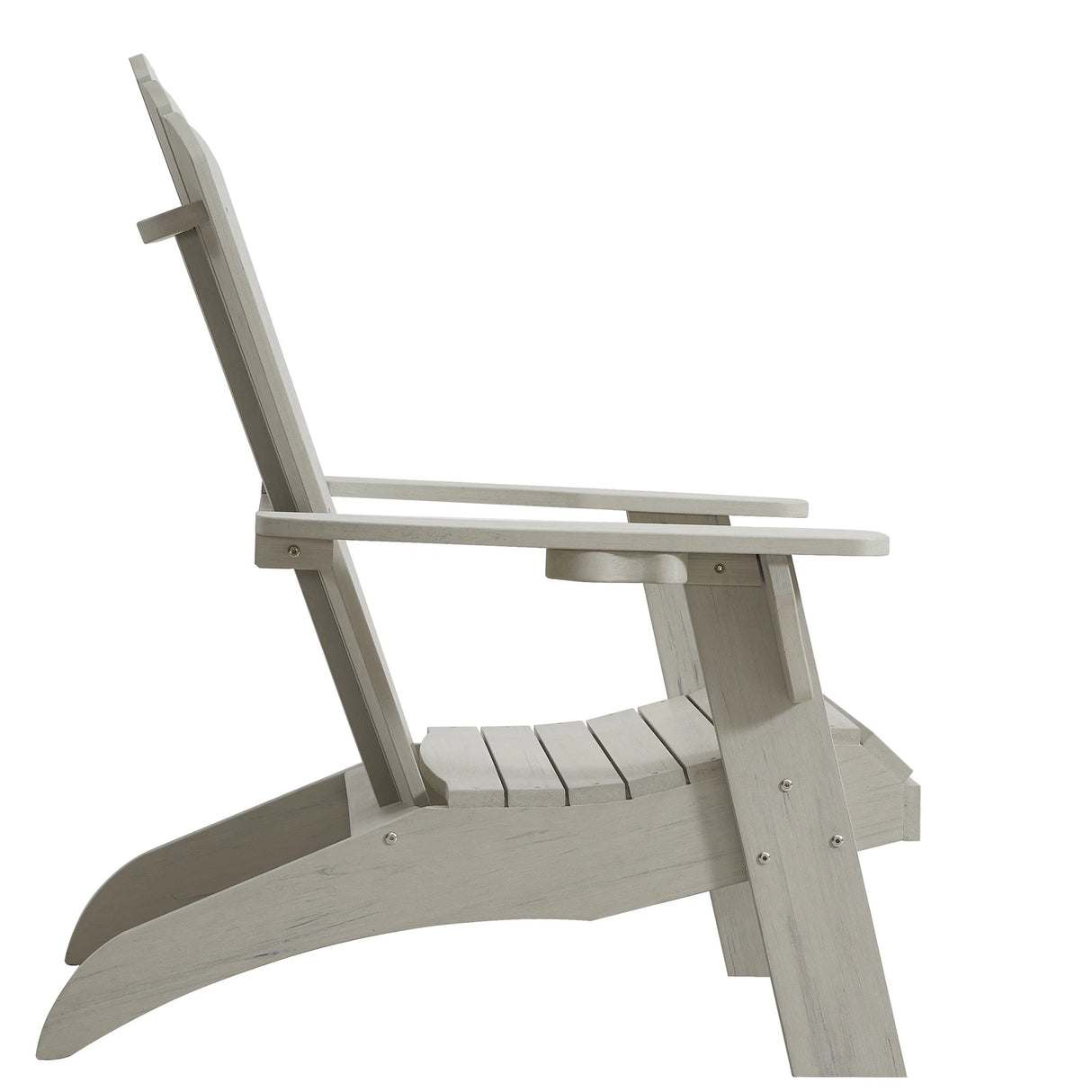 Winawood Adirondack Chair Polymer Wood Effect - Stone Grey