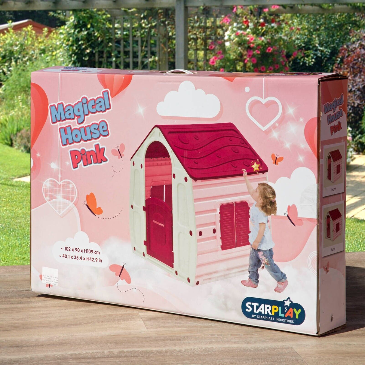Pink Children's Playhouse Wendy House