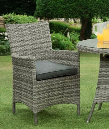 Sarasota Pair of Dining Chairs Only - Grey