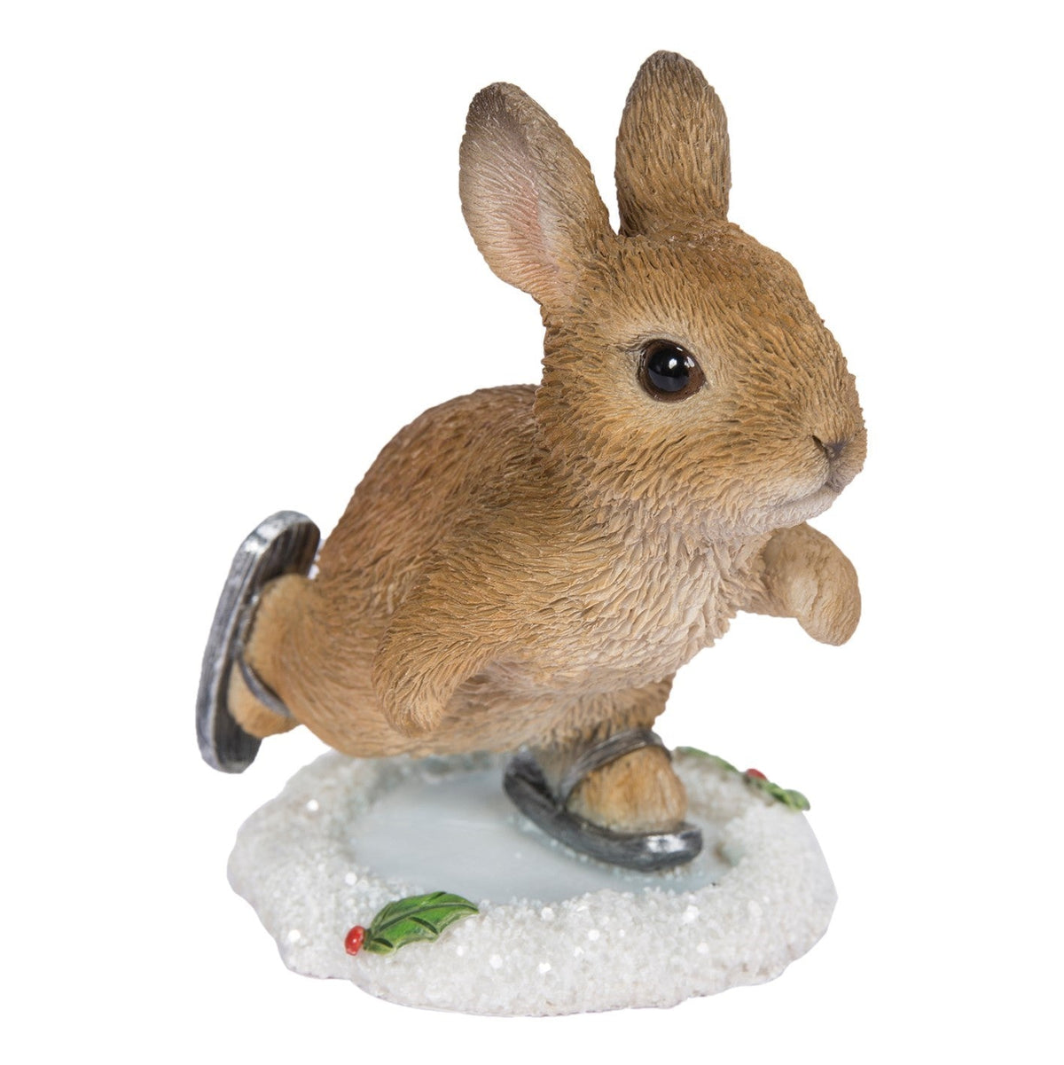 Ice Skating Rabbit Christmas Decoration