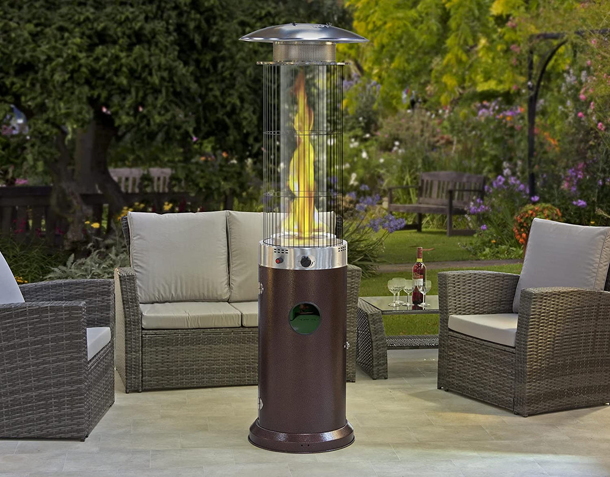 Spiral Flame Gas Patio Heater Garden Store Direct