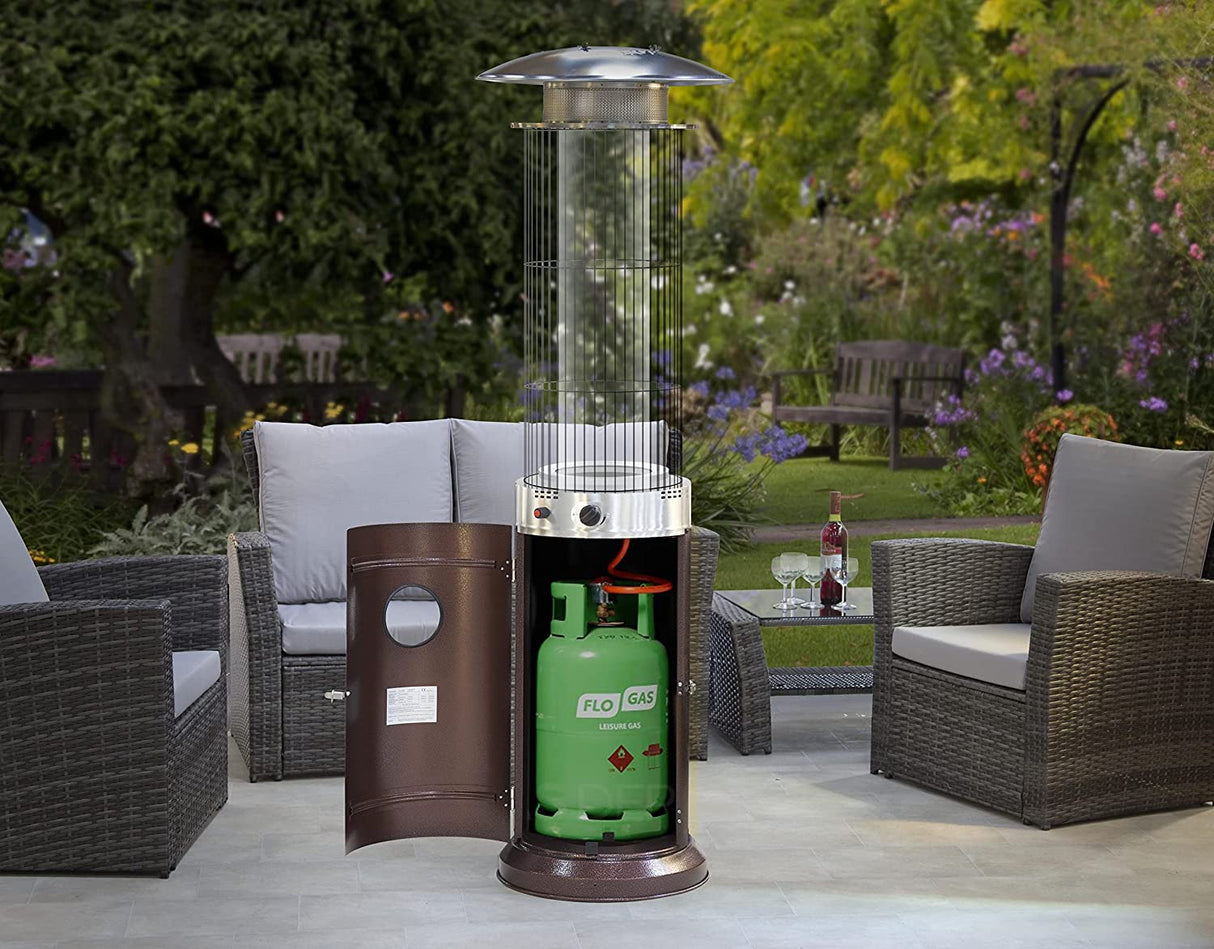 Spiral Flame Gas Patio Heater