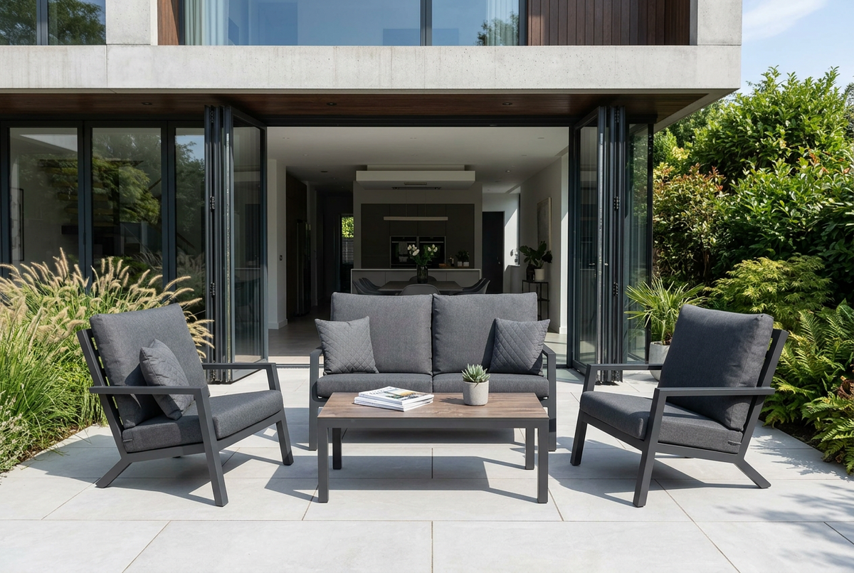 Triton Garden Lounge Set, Full Aluminium Premium Garden Furniture