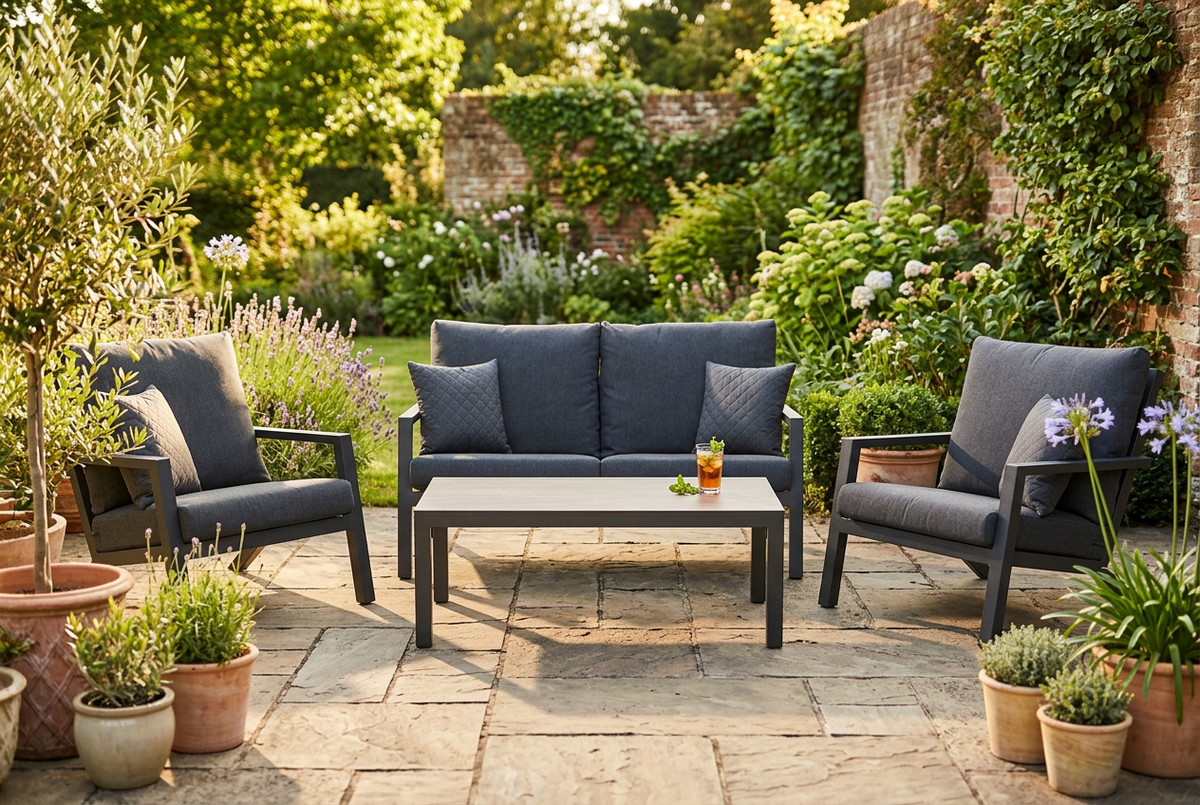 Triton Garden Lounge Set, Full Aluminium Premium Garden Furniture