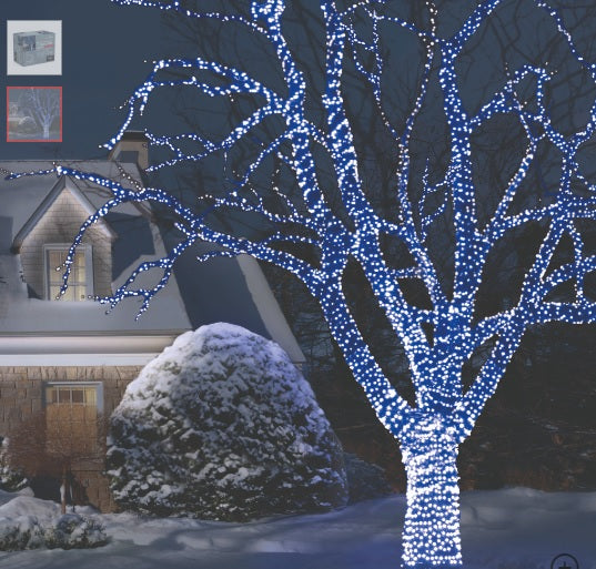 100 Blue LED Connectable Lights