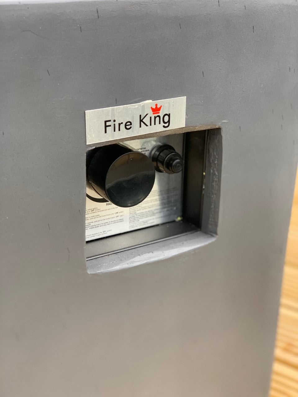 106cm Rectangular Modern Fire Pit Table Concrete with Cover