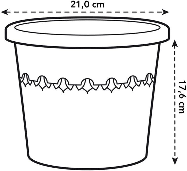 Algarve Cilindro 21cm - Anthracite