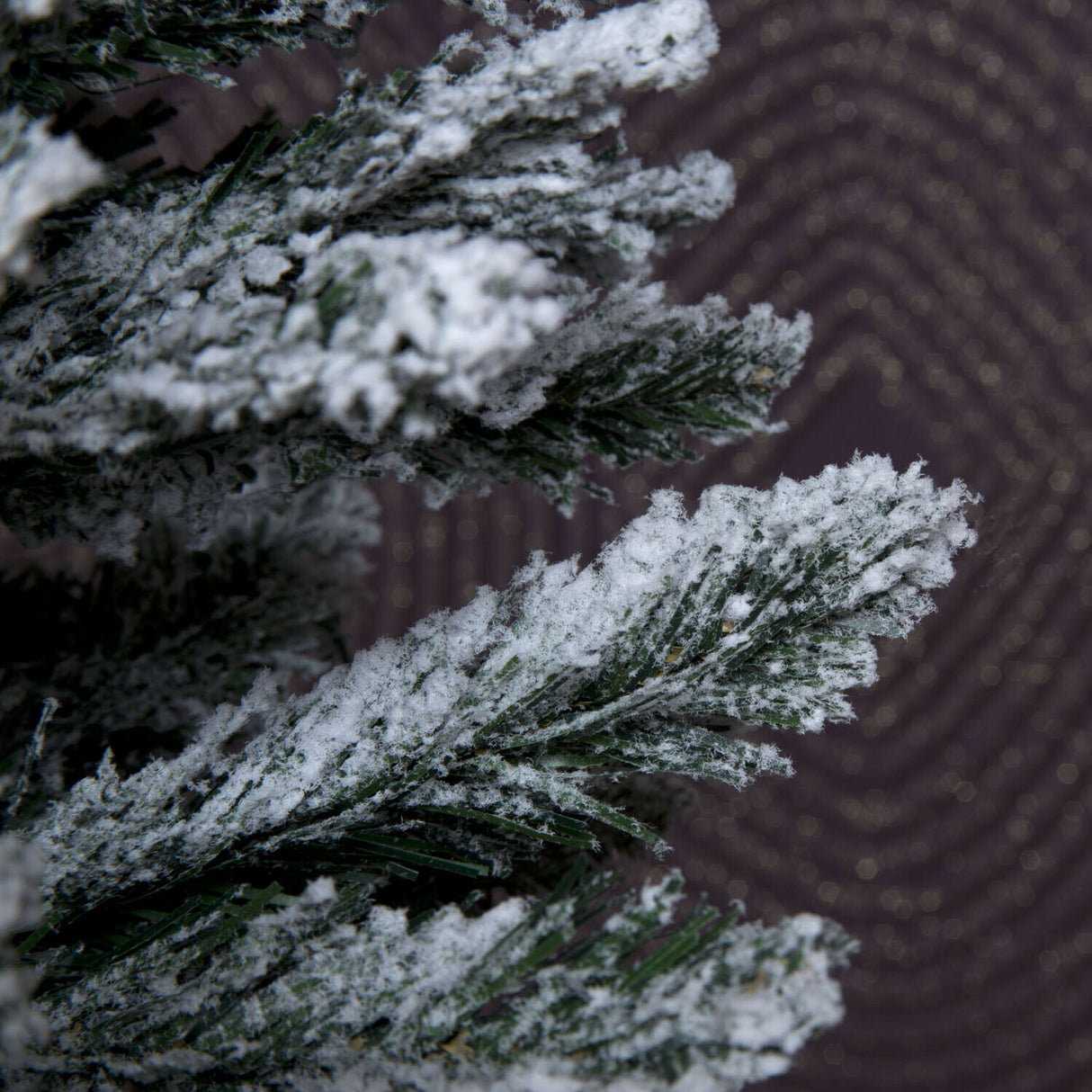 Pencil Pine Snow Flocked Christmas Tree - 6ft/180cm