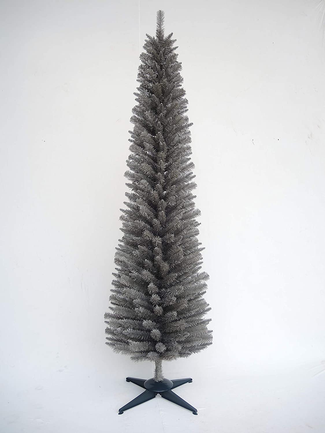 Slim Pencil Christmas Tree Grey - 4ft/120cm