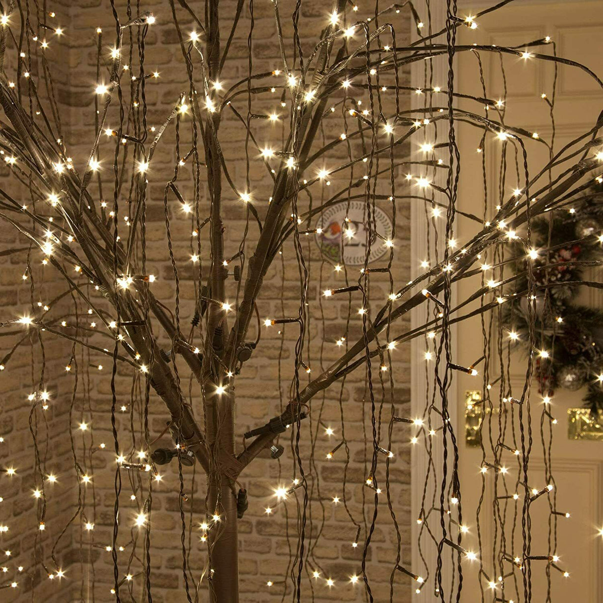 2.4m Weeping Willow Tree with 850 Warm White LEDs